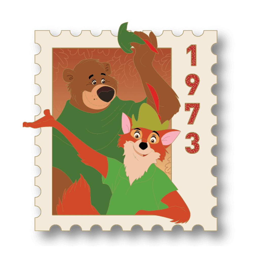 Robin Hood & Little John - The Ultimate Disney Stamp front