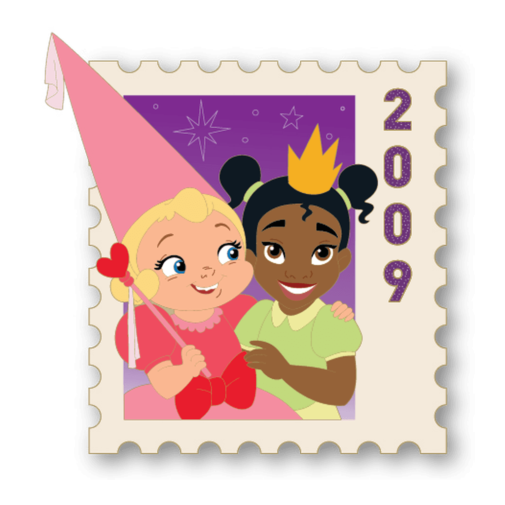 Tiana & Charlotte - The Ultimate Disney Stamp front