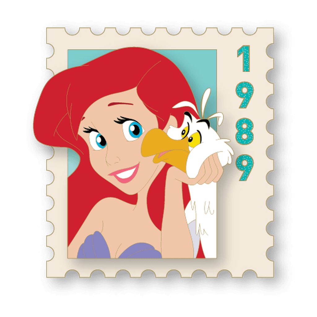 Ariel & Scuttle - The Ultimate Disney Stamp front