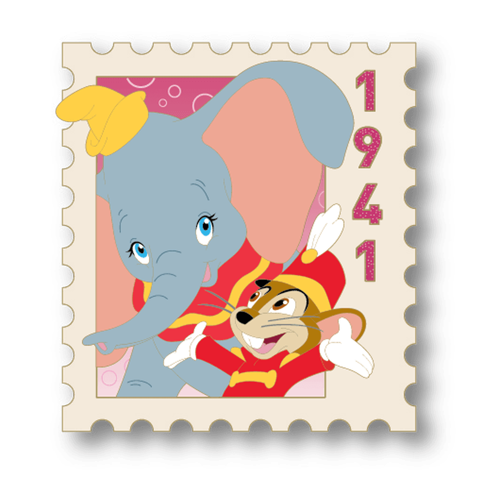 Dumbo & Timothy Q. Mouse - The Ultimate Disney Stamp front