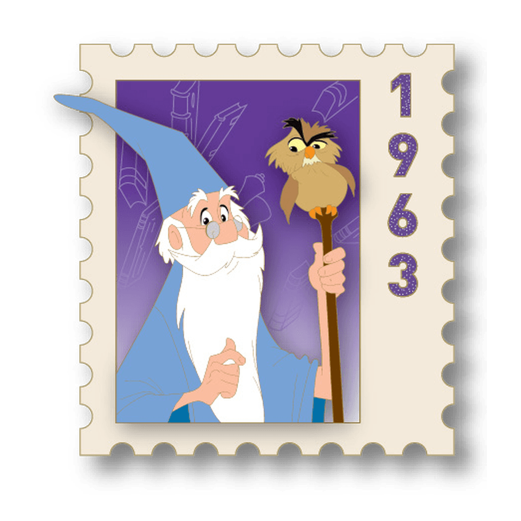 Merlin & Archimedes - The Ultimate Disney Stamp front