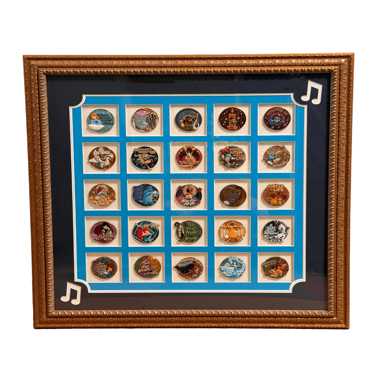 The Songs We Grew Up With Framed Pin Set