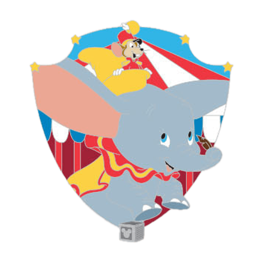 Dumbo the Flying Elephant Crest — Dumbo and Timothy - Pin-Cyclopedia: Attractions
