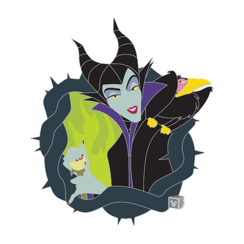 Maleficent and Diablo in Thorns and Flame - Pin-Cyclopedia: Villains