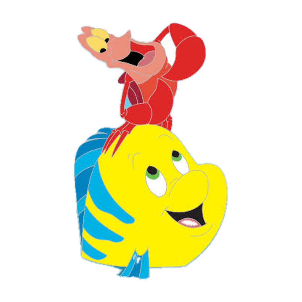 Sebastian on Flounder's Head - Pin-Cyclopedia: Sidekicks