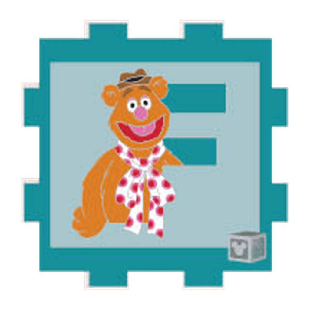 F - Fozzie Bear - Alphabet Block Mystery Set