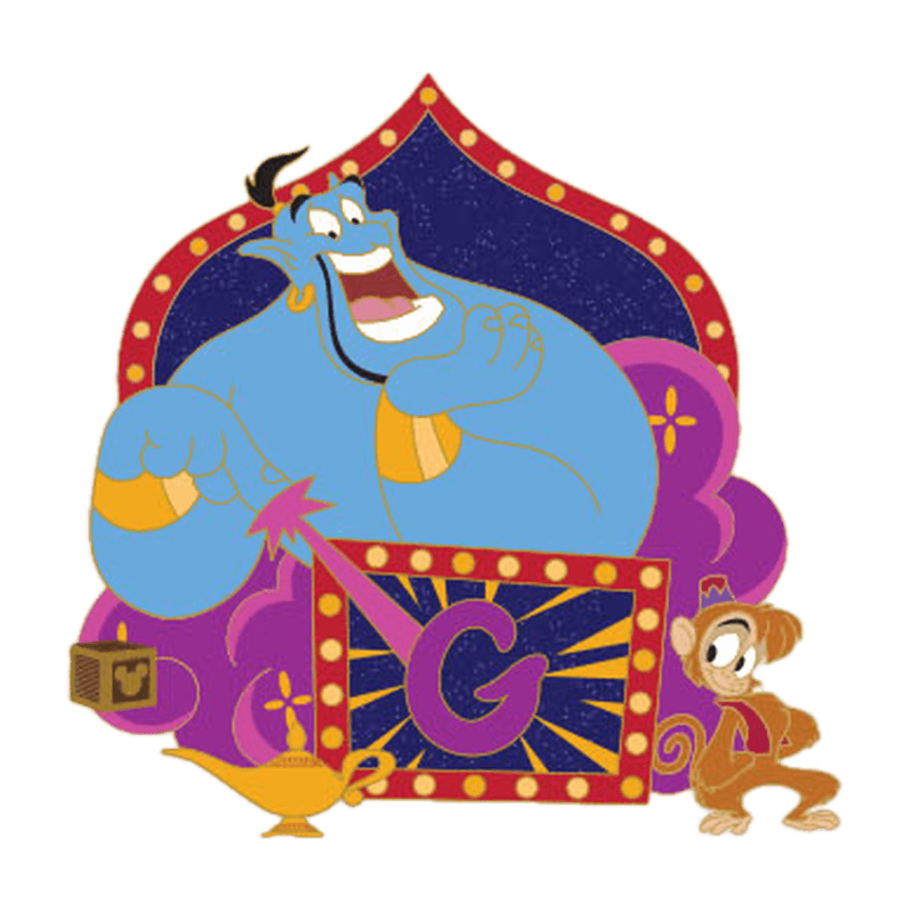 Letter G - Genie - Disney Alphabet Collection