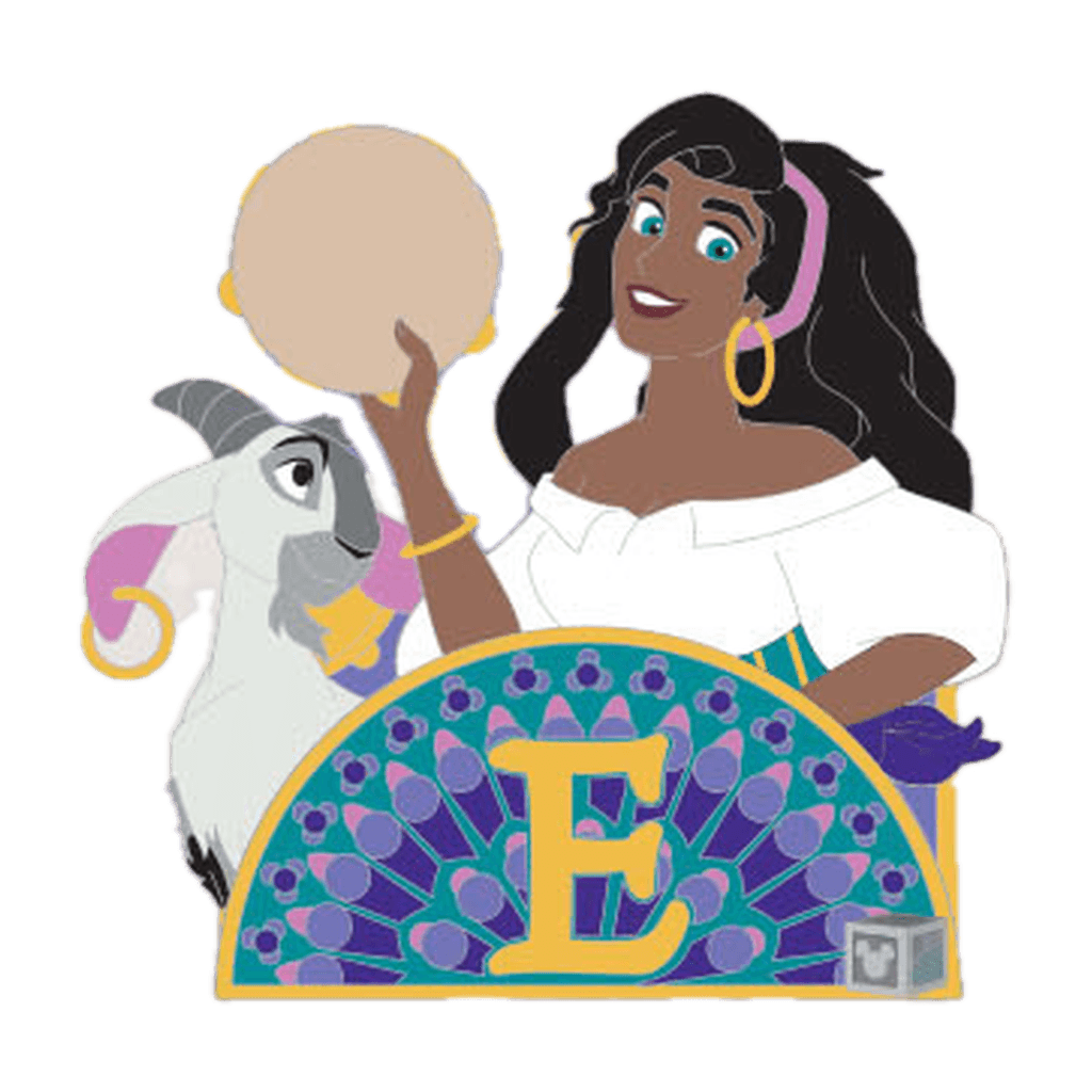 Letter E - Esmeralda - Disney Alphabet Collection