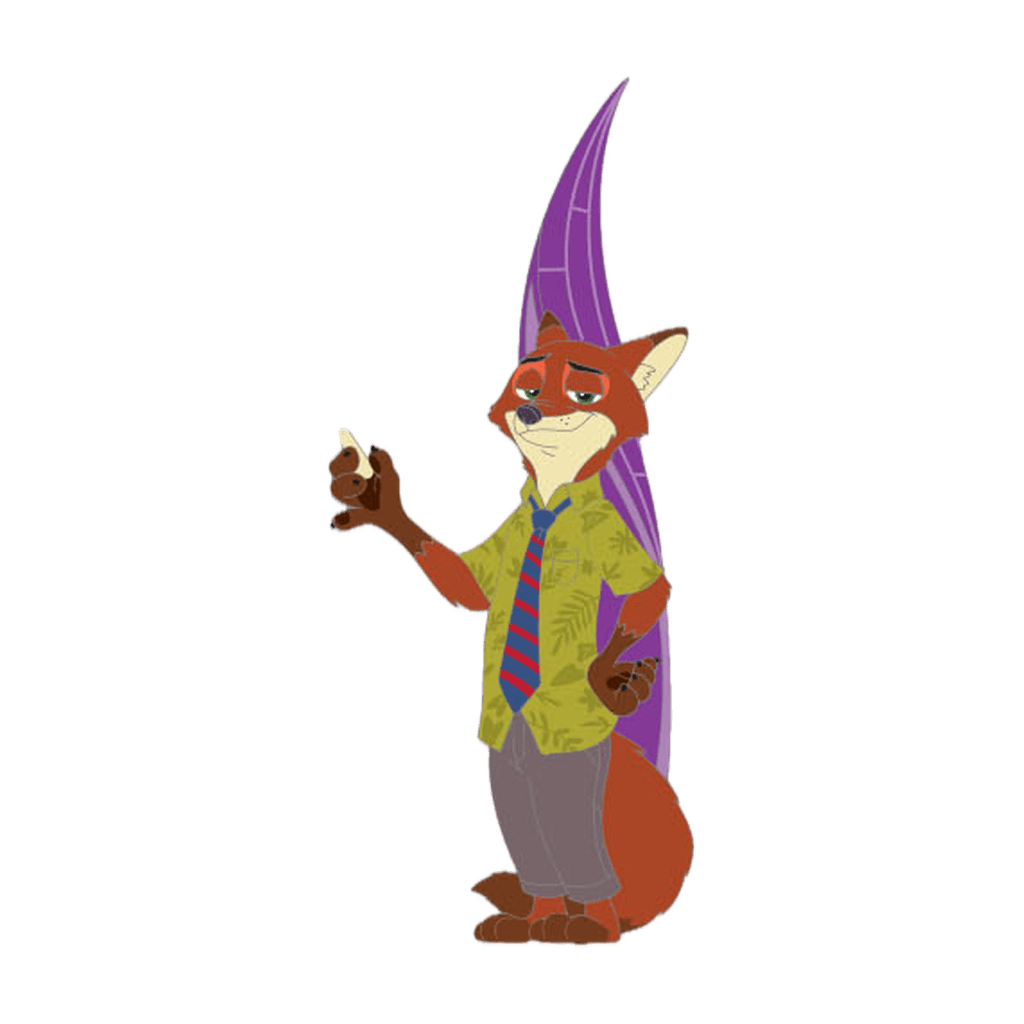 Nick Wilde as Letter N - Mickey's of Glendale Box Set front
