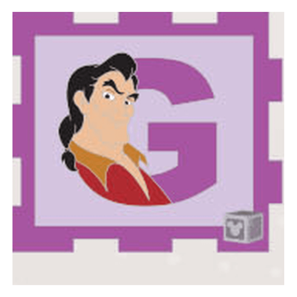 G - Gaston - Alphabet Block Mystery Set front