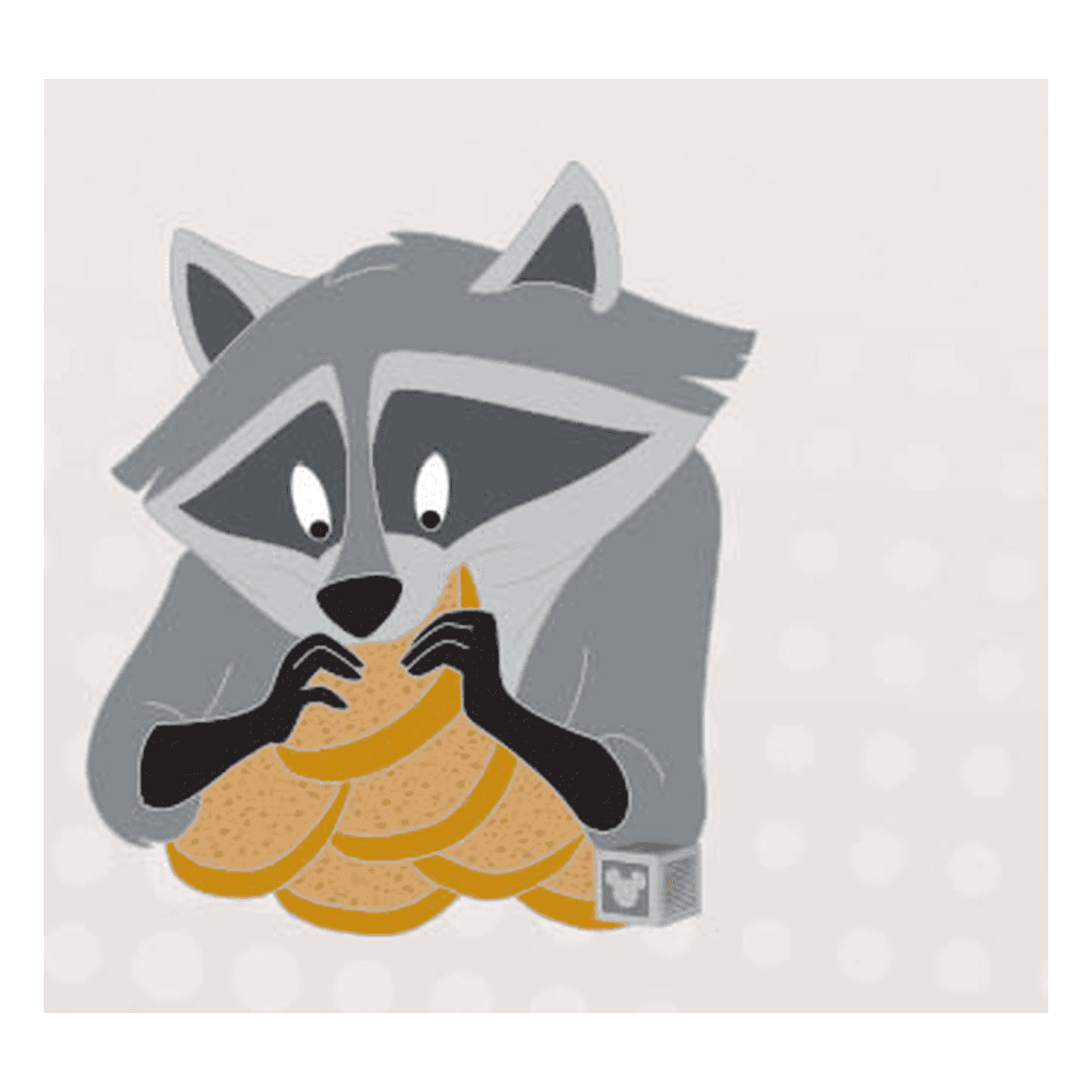 Meeko with Biscuits - Pin-Cyclopedia: Sidekicks front