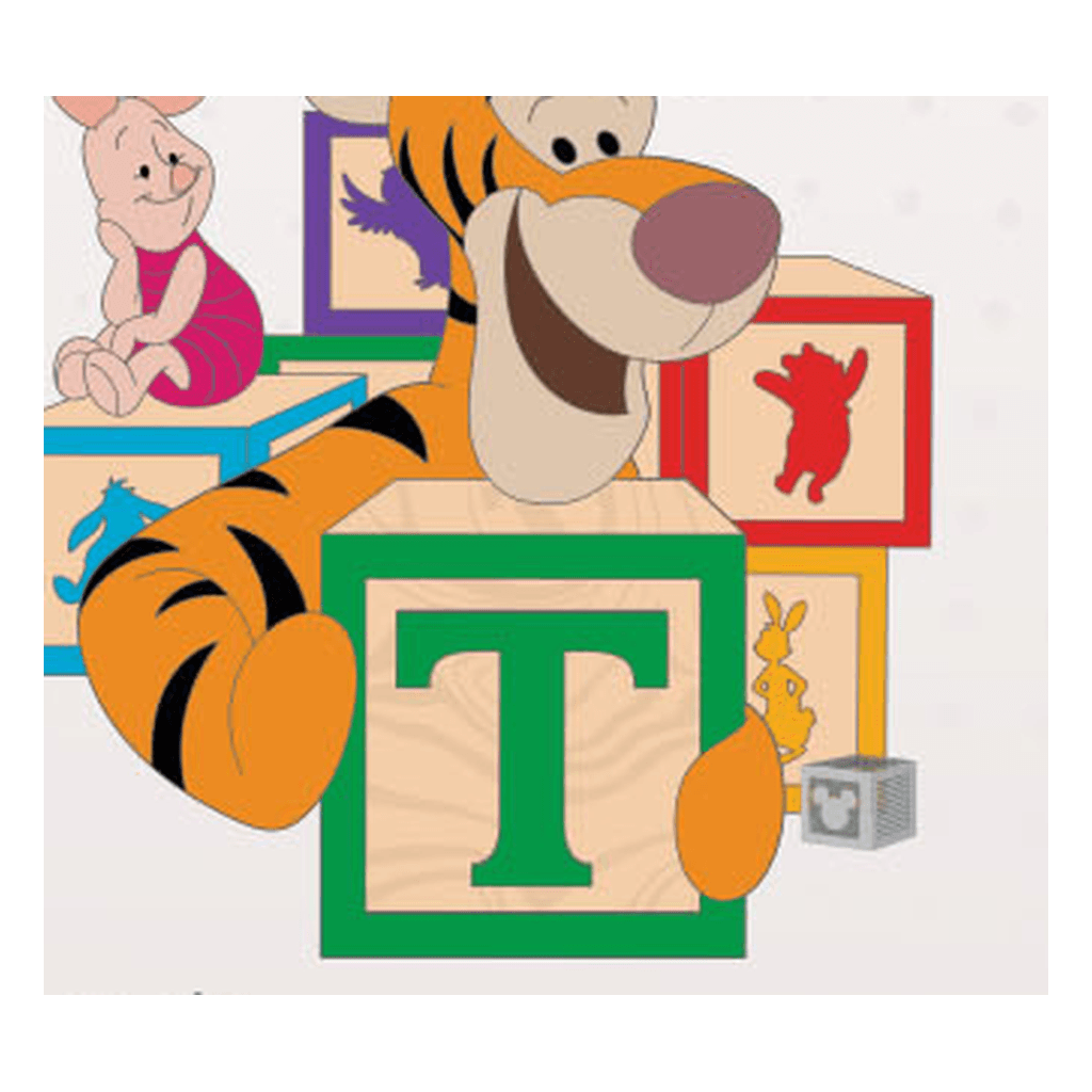 Letter T - Tigger - Disney Alphabet Collection