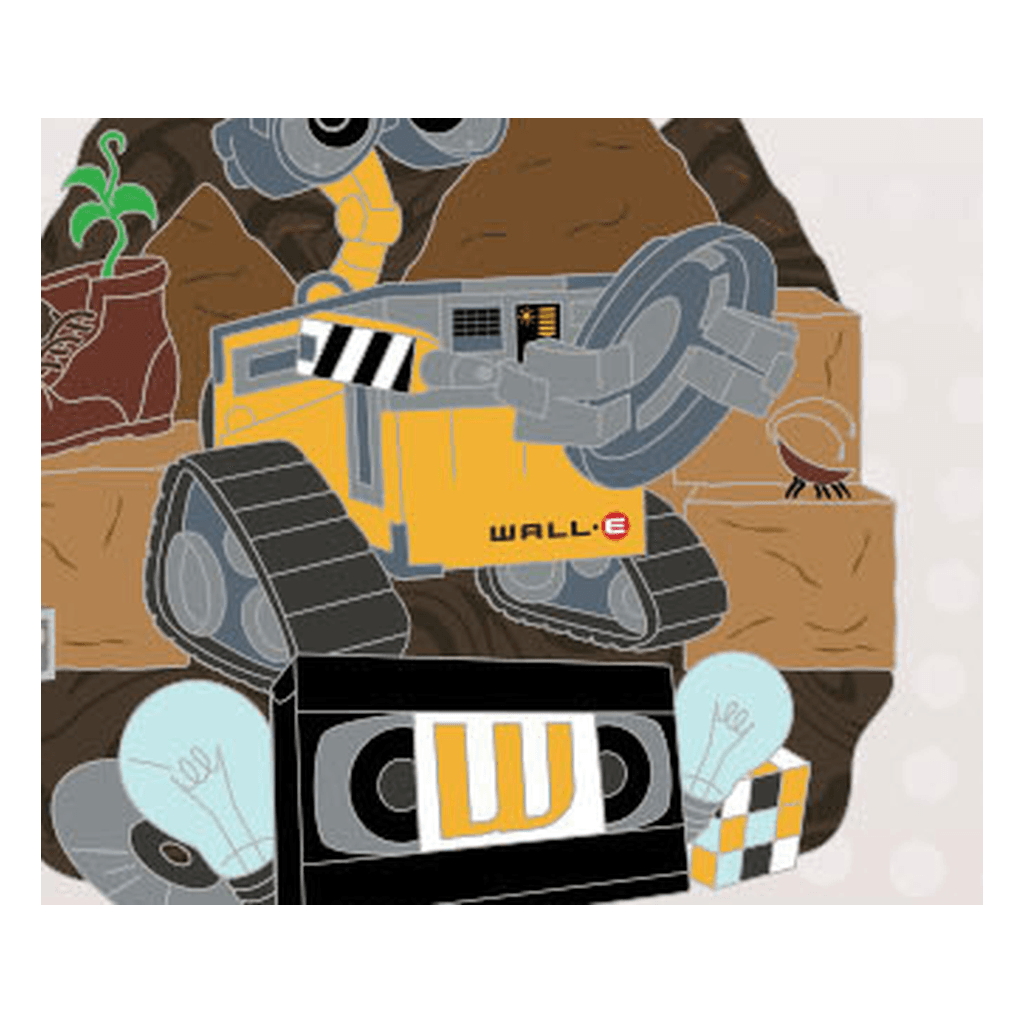 Letter W - WALL-E - Disney Alphabet Collection front