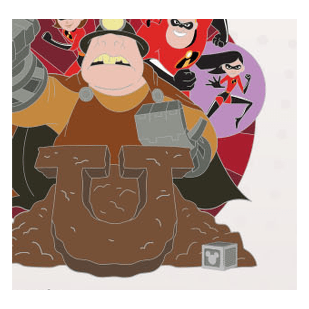 Letter U - The Underminer - Disney Alphabet Collection front