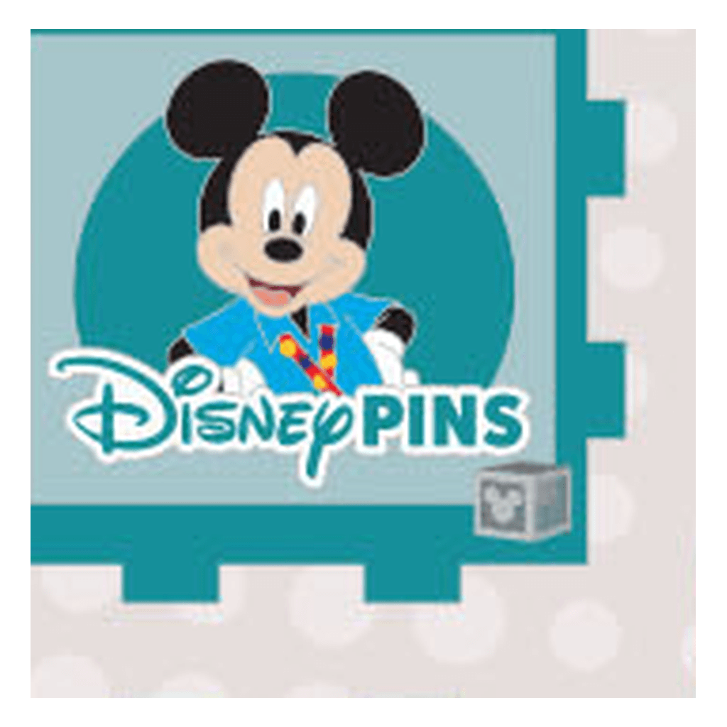PINS - Pin Trading Logo - Alphabet Block Mystery Set front