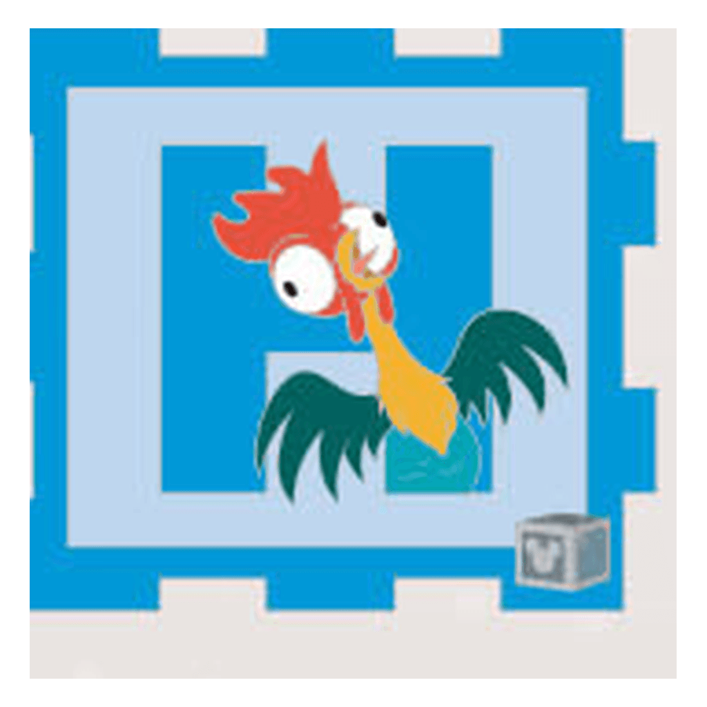 H - Hei Hei - Alphabet Block Mystery Set front