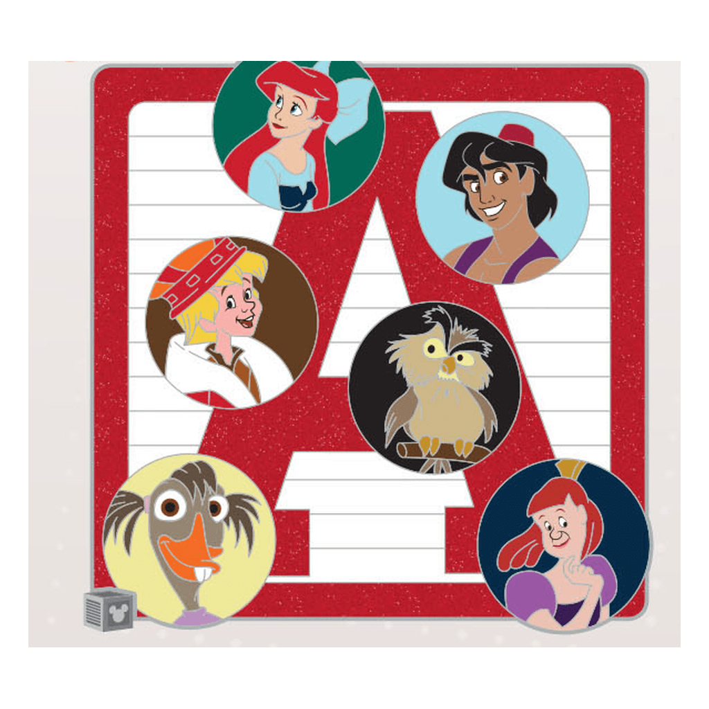 Letter A - ABC's Mini Jumbo Pins front