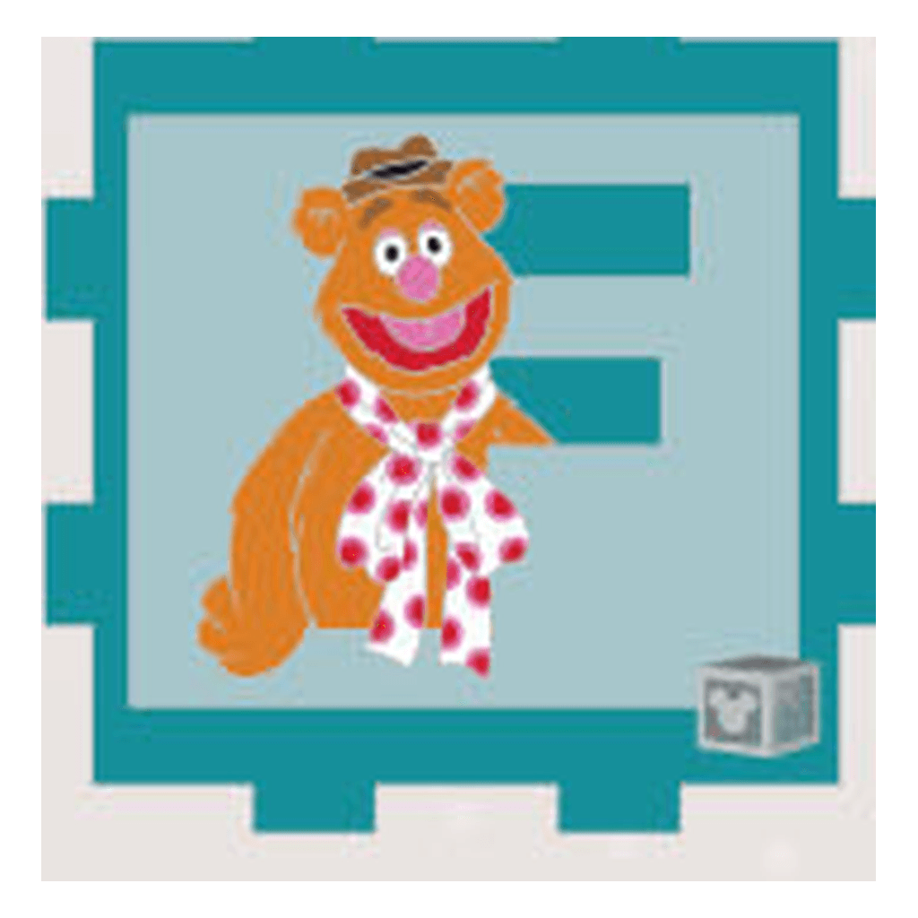 F - Fozzie Bear - Alphabet Block Mystery Set