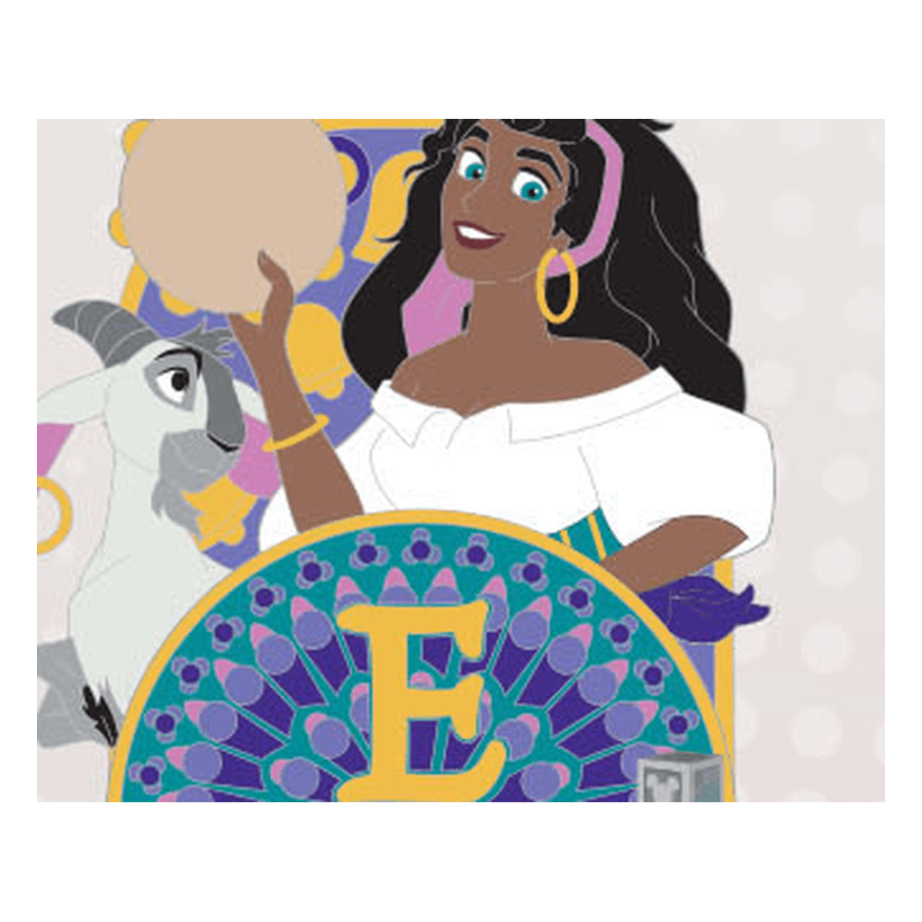 Letter E - Esmeralda - Disney Alphabet Collection