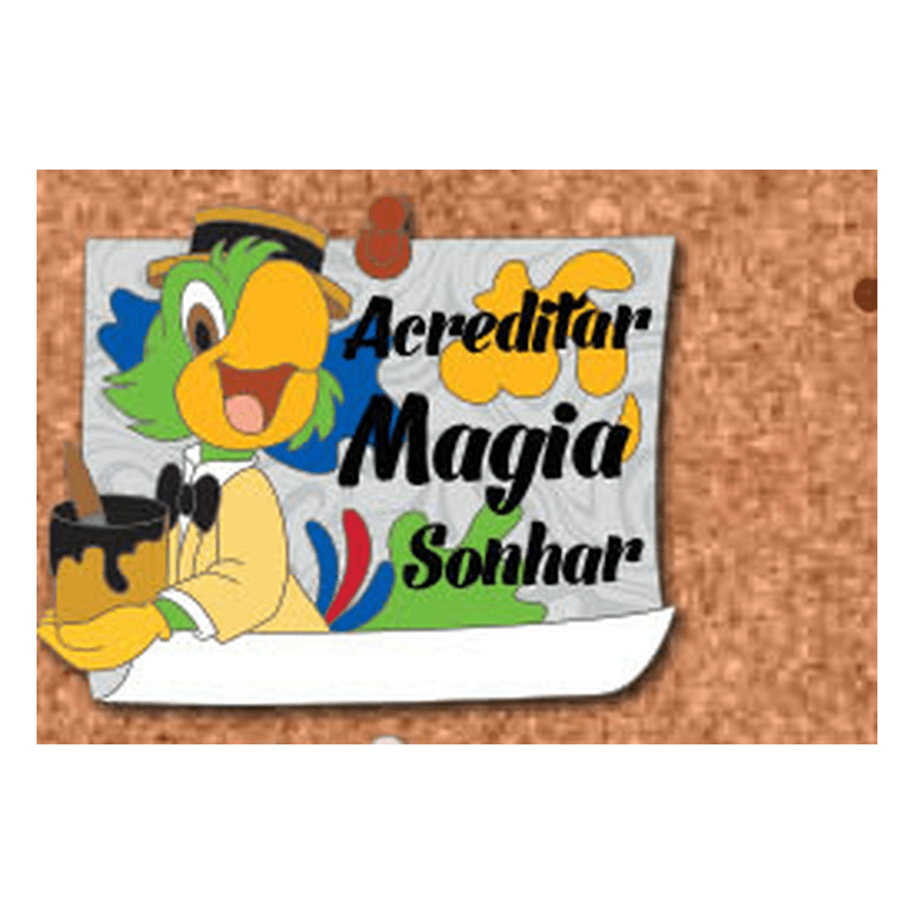 José Carioca and Portuguese - Believe, Dream, Magic Character Corkboard front