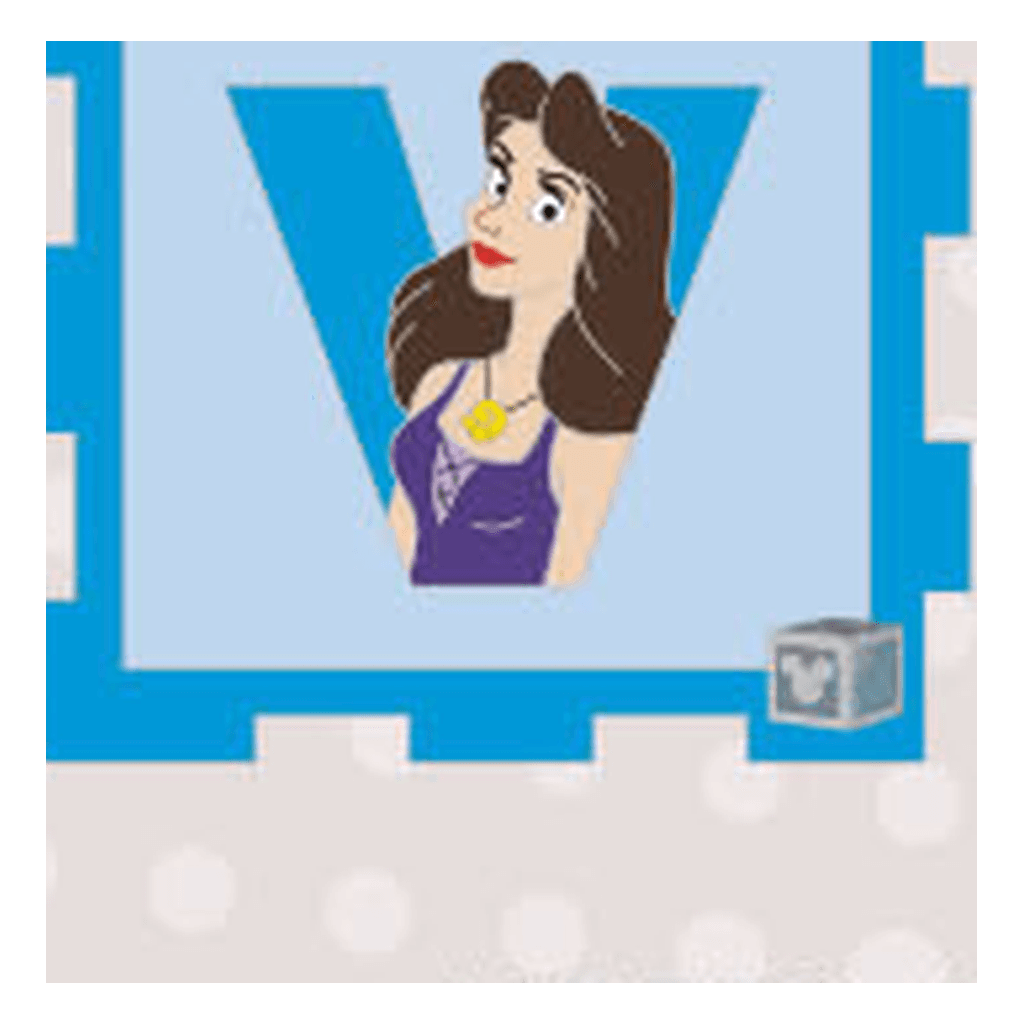 V - Vanessa - Alphabet Block Mystery Set front