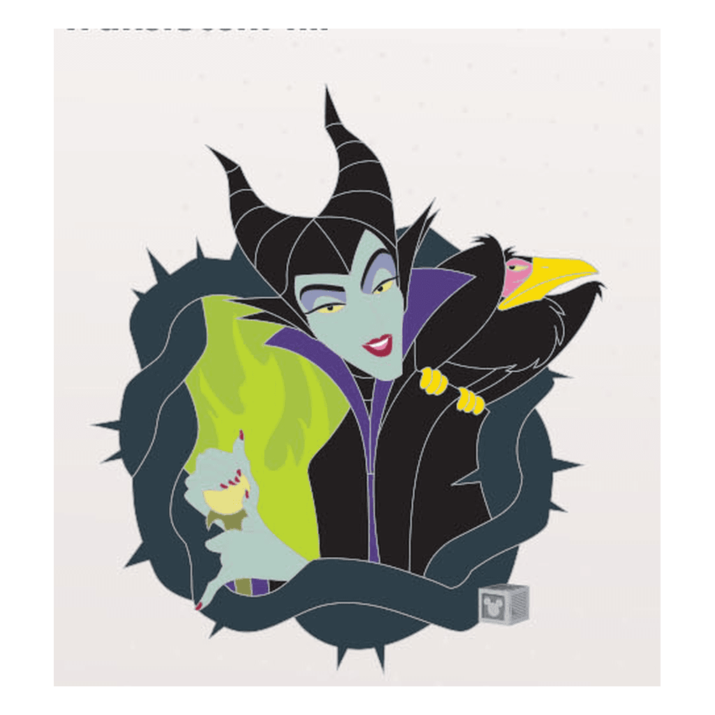Maleficent and Diablo in Thorns and Flame - Pin-Cyclopedia: Villains front