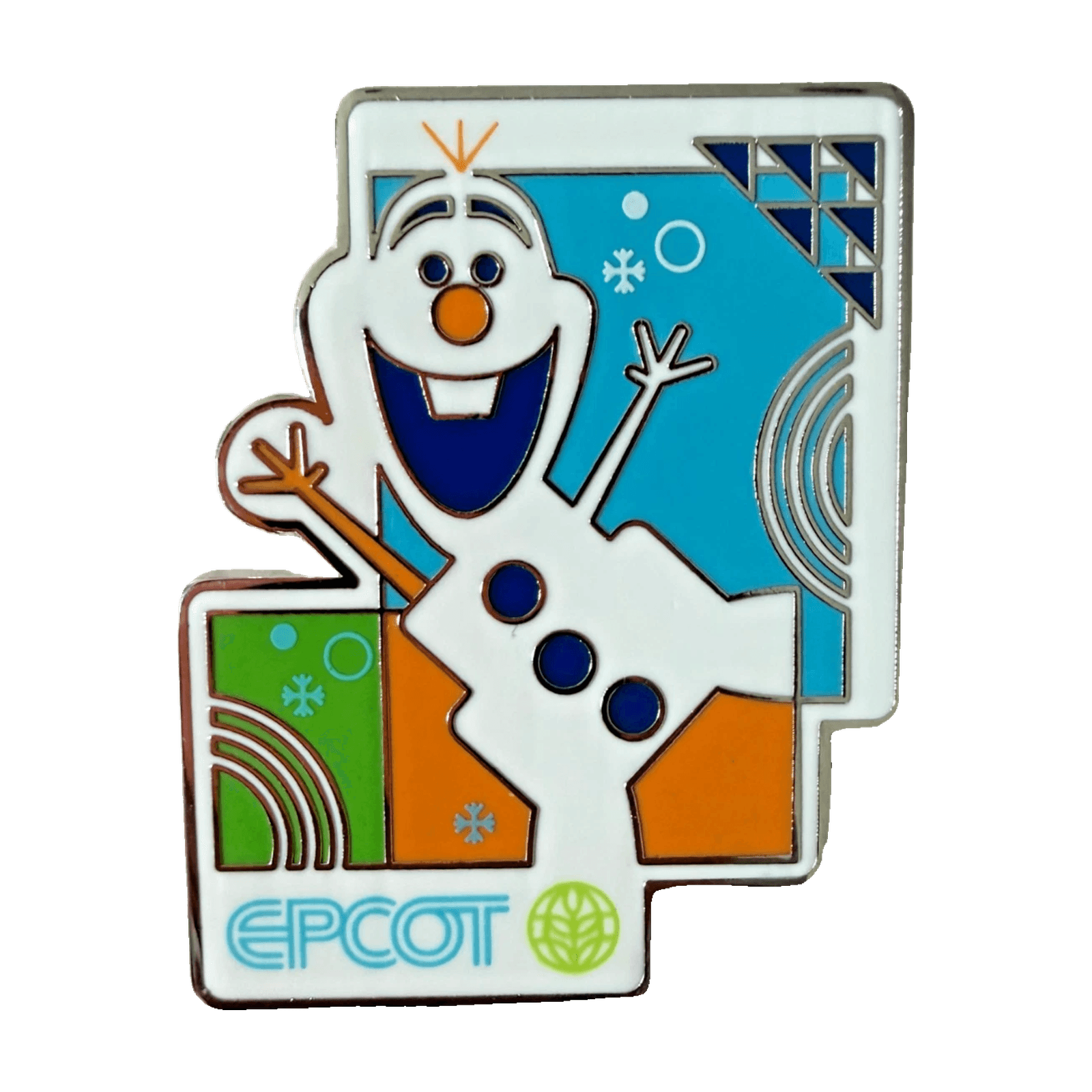 Olaf — EPCOT Rectangular Retro Mystery Collection front