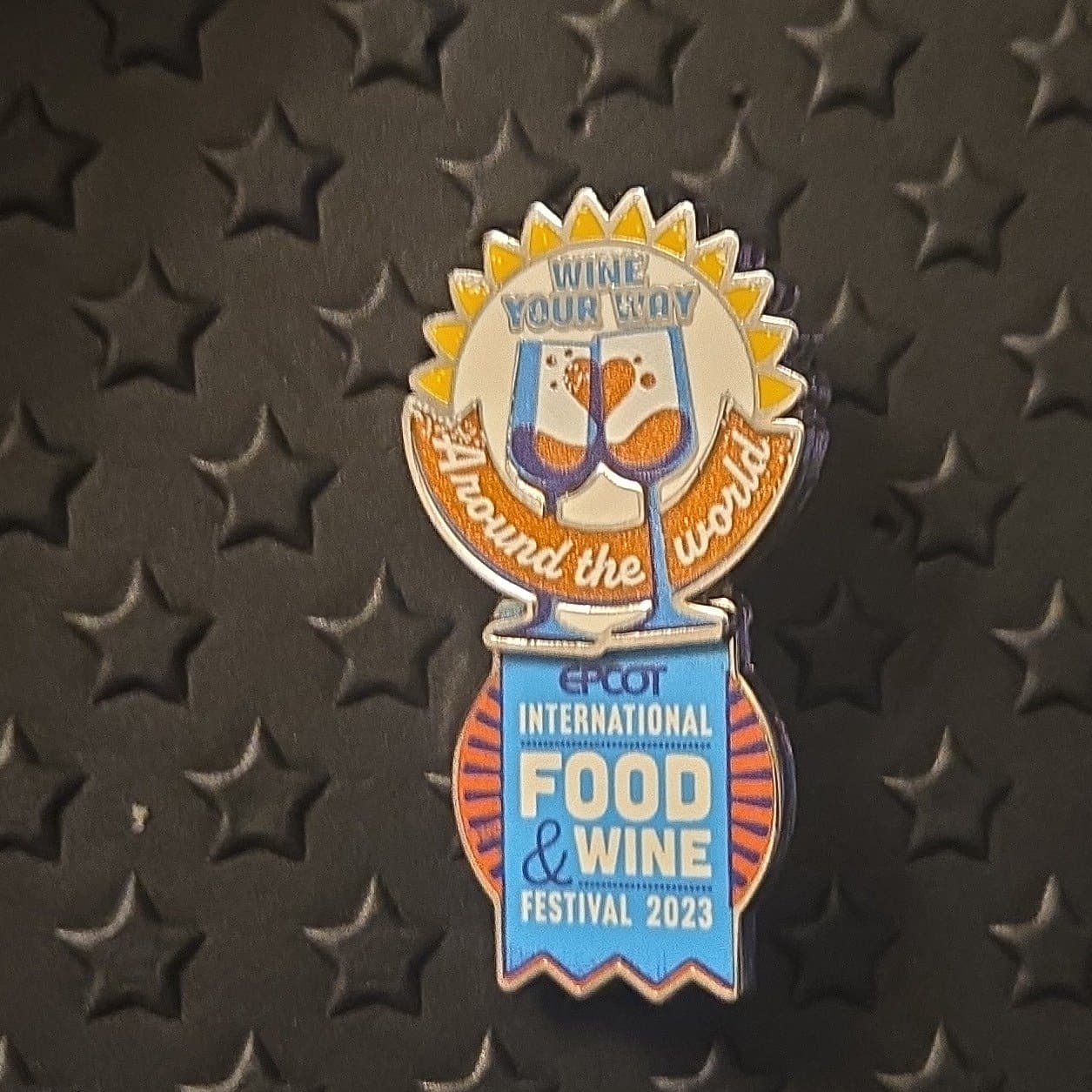 EPCOT International Food & Wine Festival 2023 Wine Your Way Around the World Limited Edition Pin