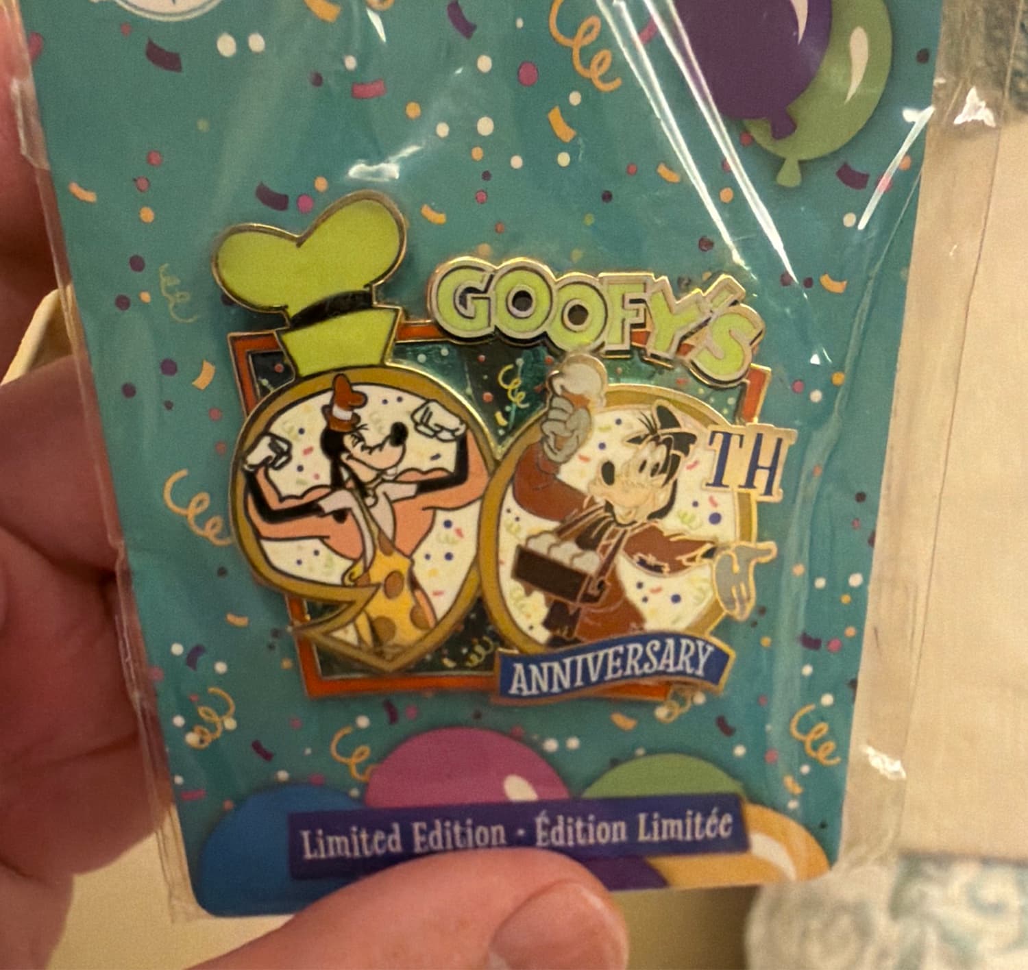 Goofy 90th Anniversary Trading Pin