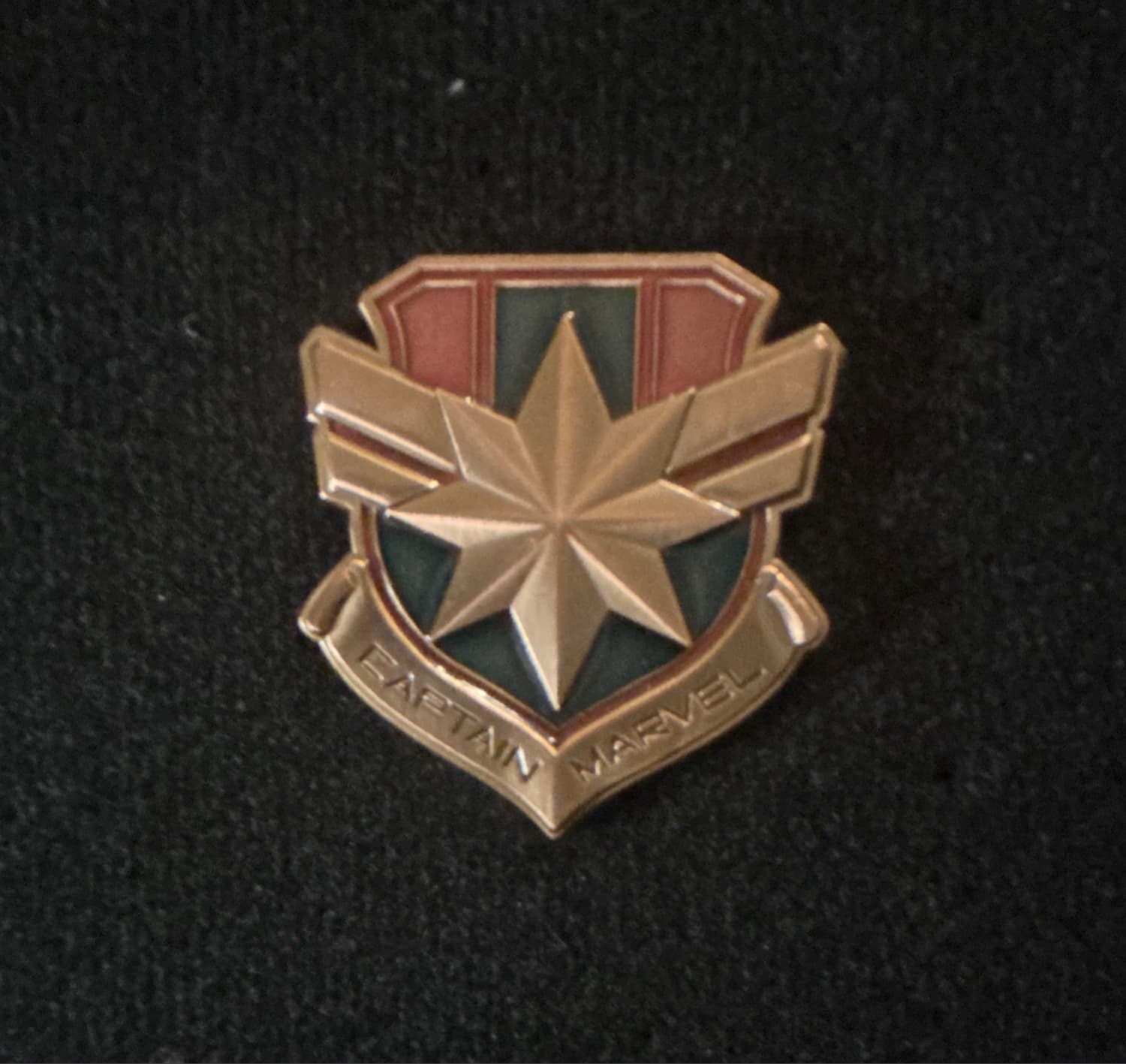 Disney Parks - Captain Marvel Shield Pin front