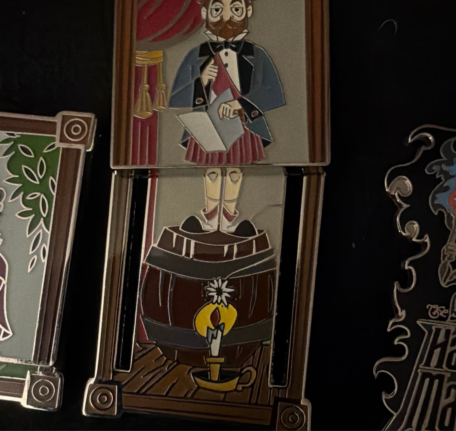 Haunted Mansion Stretching Room Portrait - Alexander Nitrokoff (Man on Barrel)