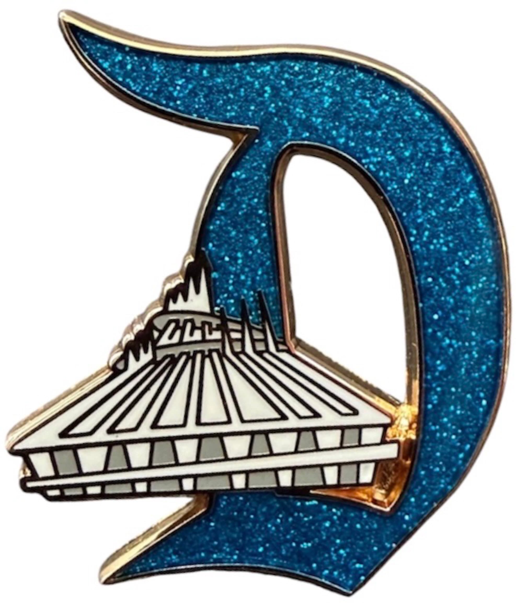 Space Mountain Disneyland D - Gold front