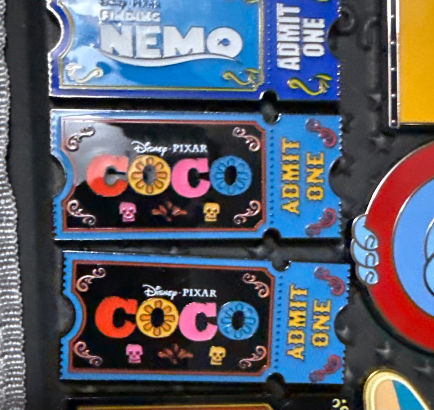 Loungefly Disney Pixar Coco Movie Ticket Enamel Pin