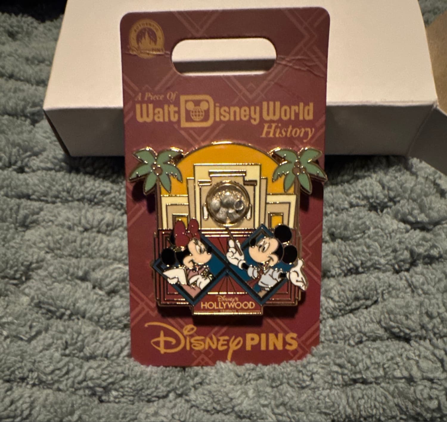 Mickey & Minnie Mouse Hollywood Studios Art Deco Spinner - A Piece of Walt Disney World History
