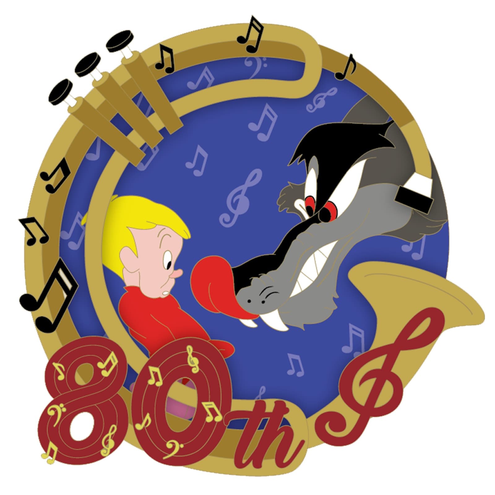 D23-Exclusive Peter and the Wolf Pin – Make Mine Music 80th Anniversary – Limited Edition