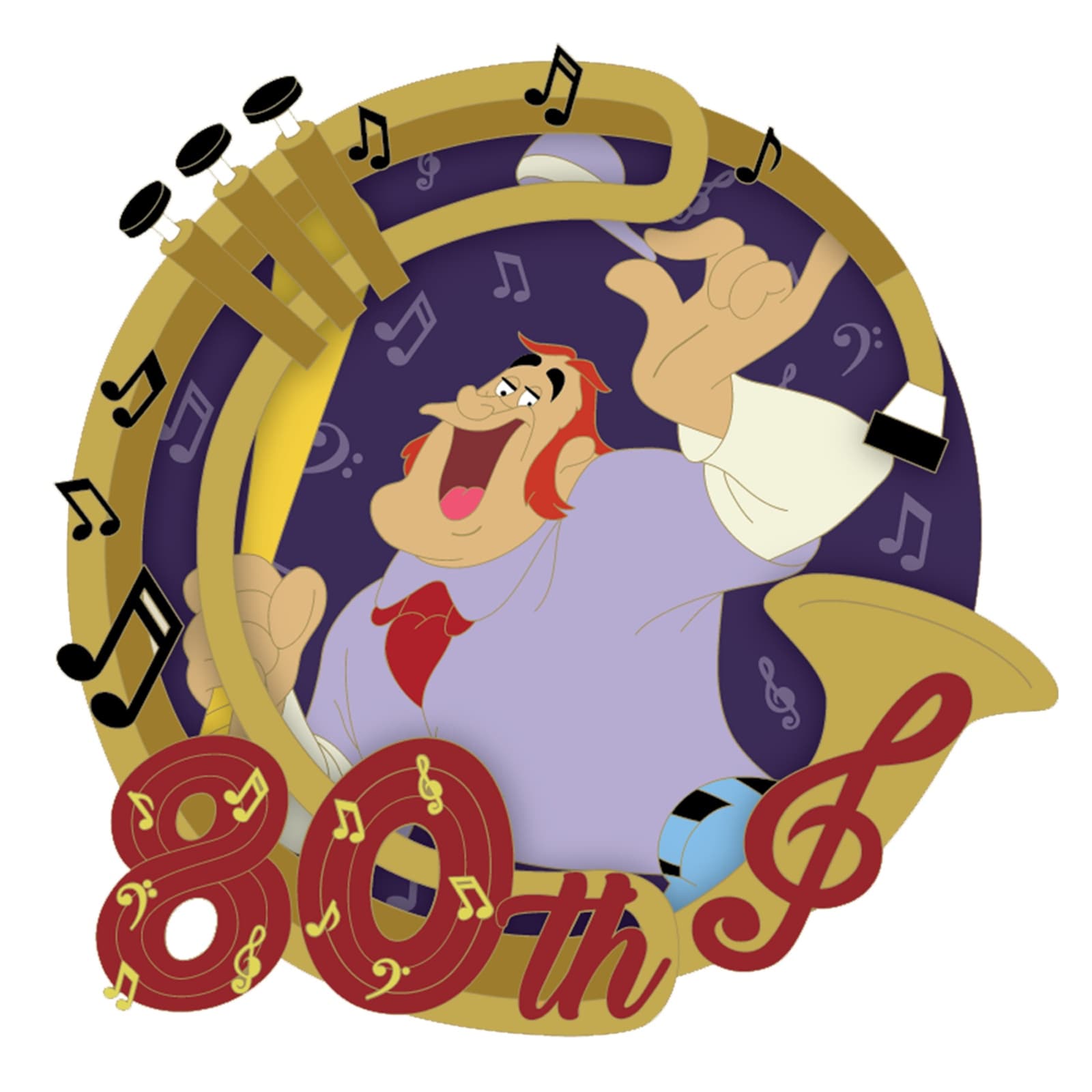 D23-Exclusive Casey at the Bat Pin – Make Mine Music 80th Anniversary – Limited Edition front