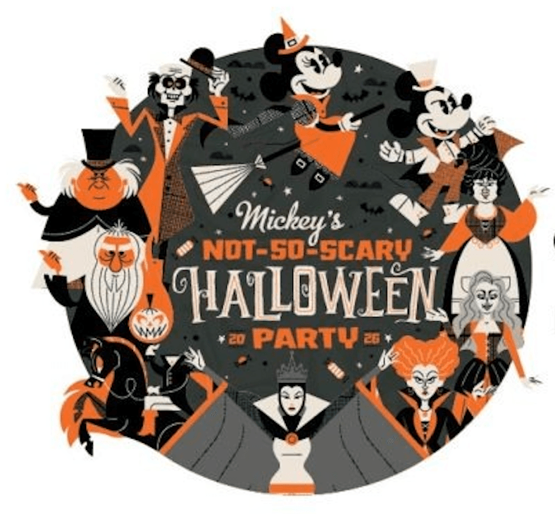 Mickey's Not-So-Scary Halloween Party 2026 Character Pin