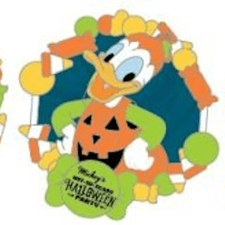 Donald Duck Pumpkin Mickey's Not-So-Scary Halloween Party 2026 Mystery Pin