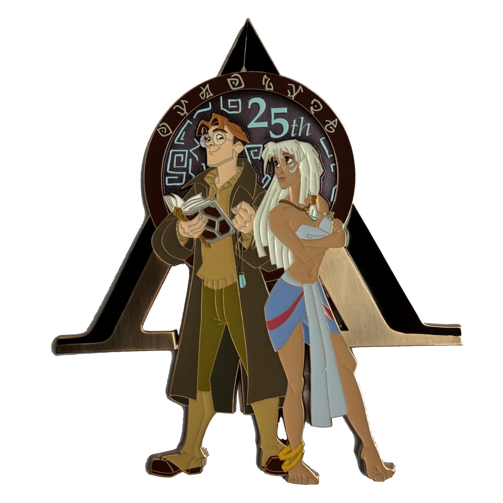 D23-Exclusive Milo and Kida Mini Jumbo Pin – Atlantis: The Lost Empire 25th Anniversary – Limited Edition