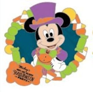 Mickey Mouse Magician Mickey's Not-So-Scary Halloween Party 2026 Mystery Pin front