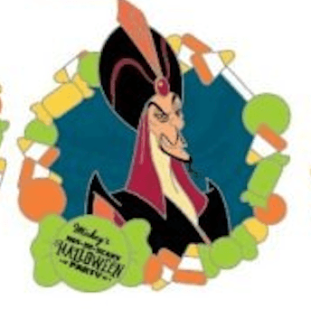 Jafar Mickey's Not-So-Scary Halloween Party 2026 Mystery Pin front