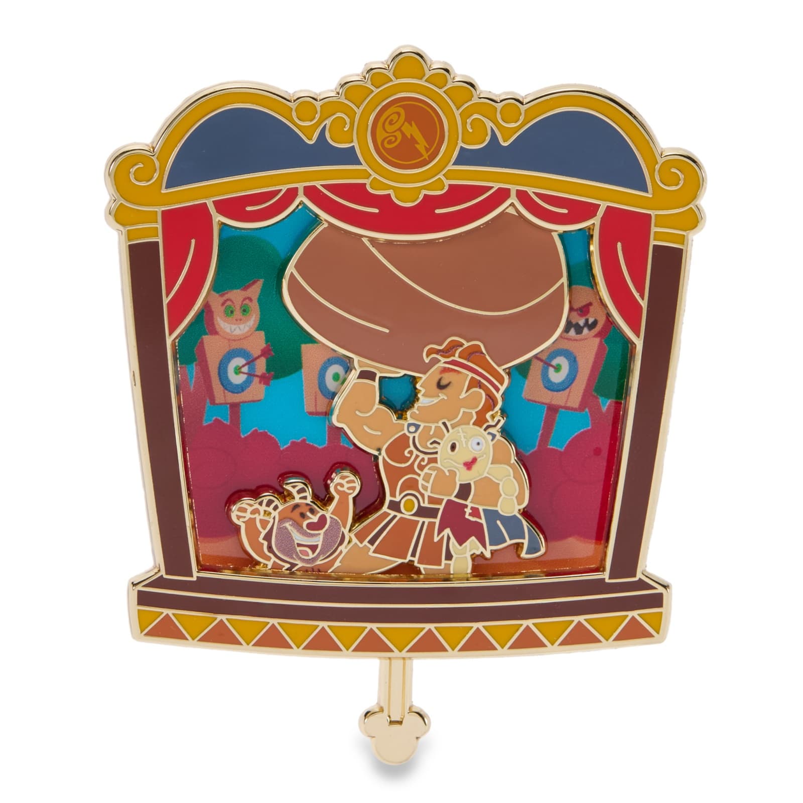Hercules and Phil Slider Pin – Hercules – Disney Magical Theater – Limited Edition front