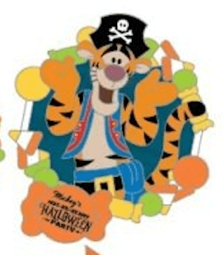 Tigger Pirate Mickey's Not-So-Scary Halloween Party 2026 Mystery Pin