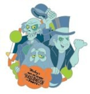 Hitchhiking Ghosts Mickey's Not-So-Scary Halloween Party 2026 Mystery Pin