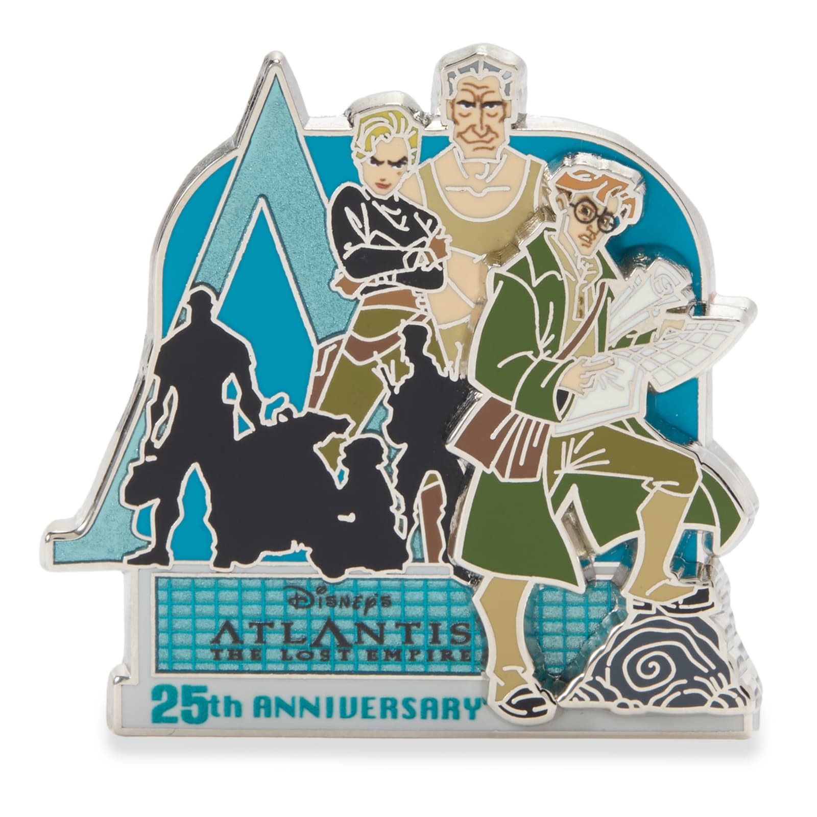 Milo and Cast Pin – Atlantis: The Lost Empire 25th Anniversary – Limited Edition front