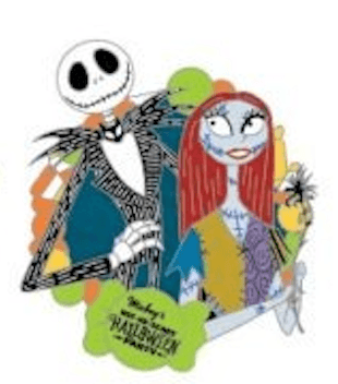 Jack Skellington and Sally Mickey's Not-So-Scary Halloween Party 2026 Mystery Pin