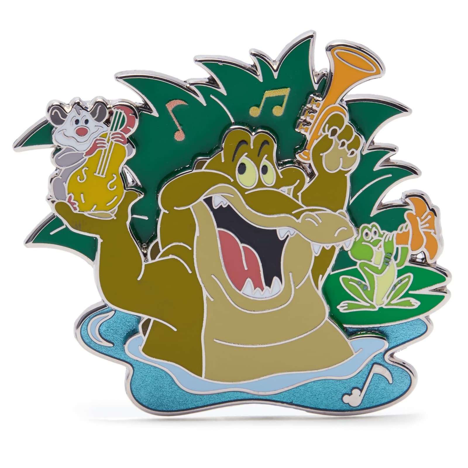 Louis, Beau and Mayra Pin – Tiana's Bayou Adventure – Disney Artist Collection by Robert Schilling and Jason Peltz – Limited Edition front