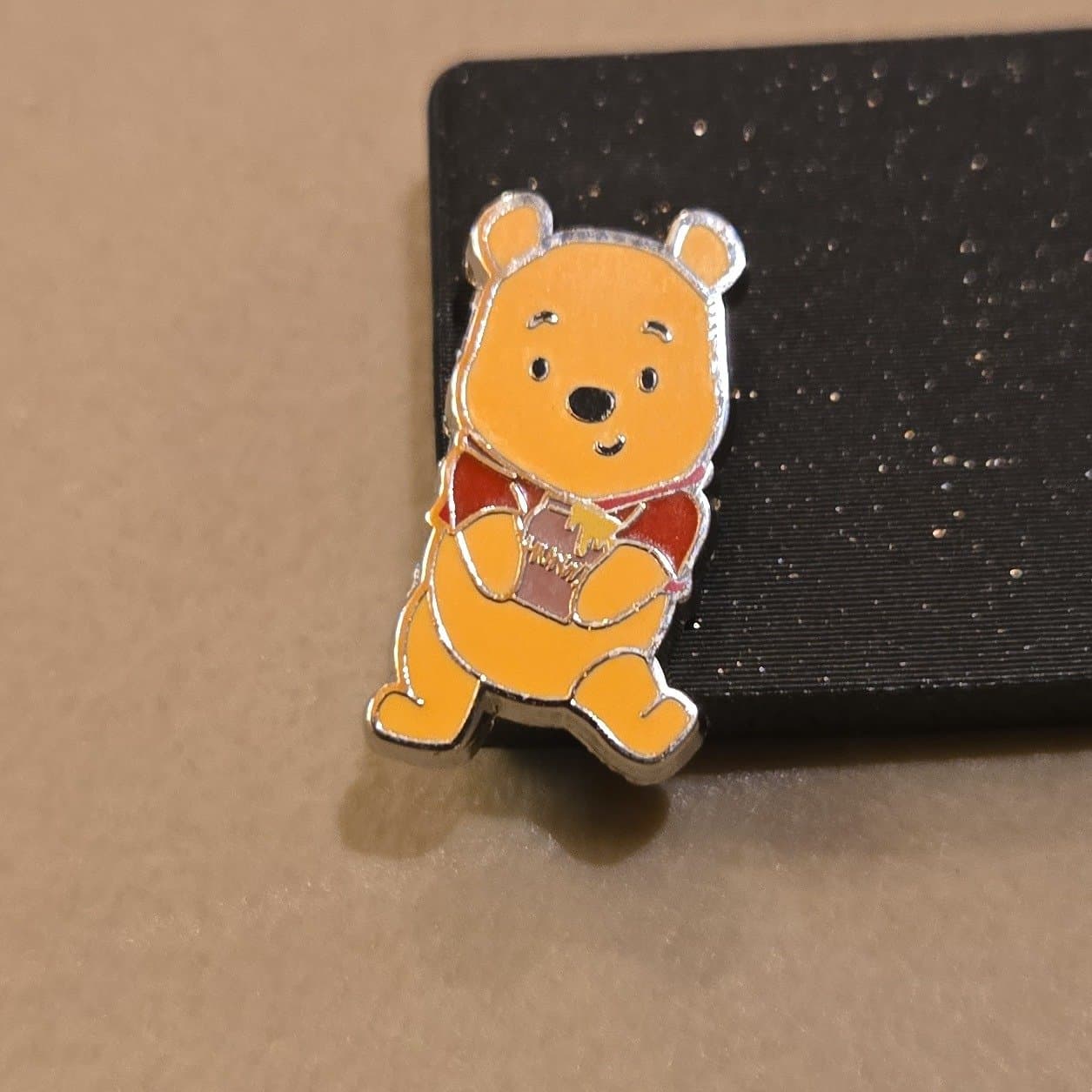 Winnie the Pooh Honey Hunny Pot Tiny Kingdom Pin front