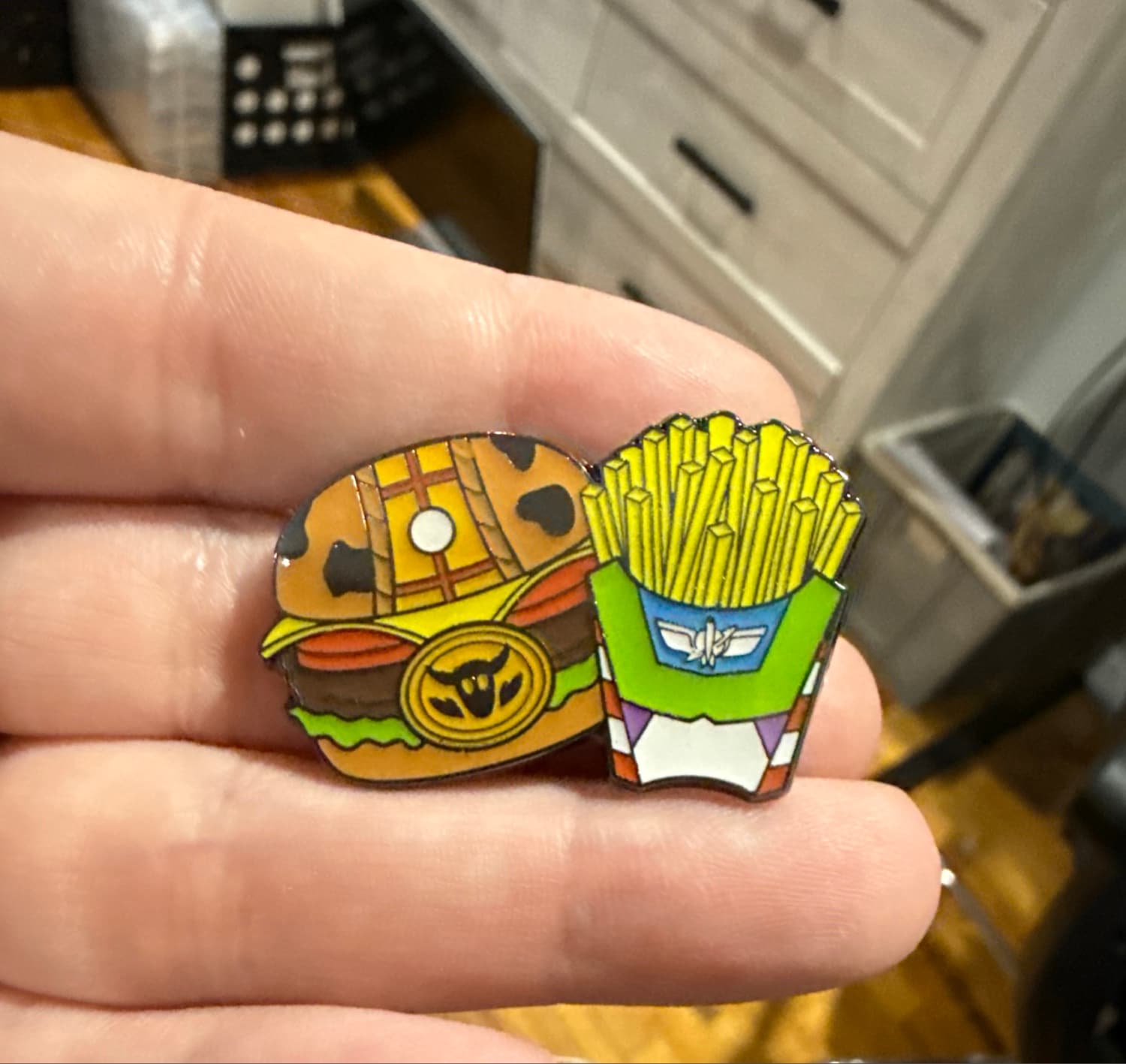 Loungefly Disney Pixar Fast Food Blind Box Enamel Pin - Toy Story (Woody Burger & Buzz Lightyear Fries)