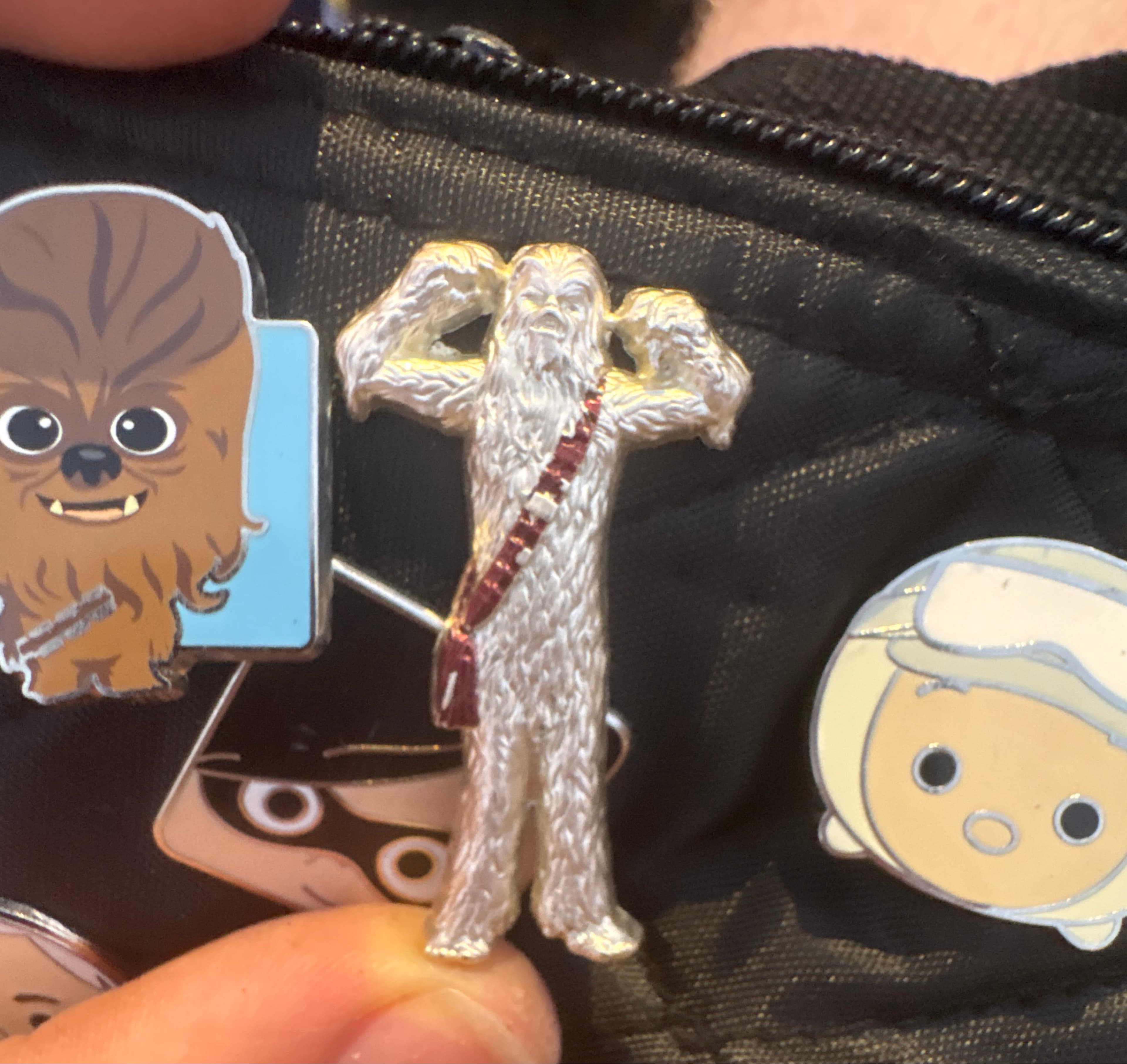 Disney Parks 2023 Platinum 100 Years Of Wonder Star Wars Chewbacca Pin front